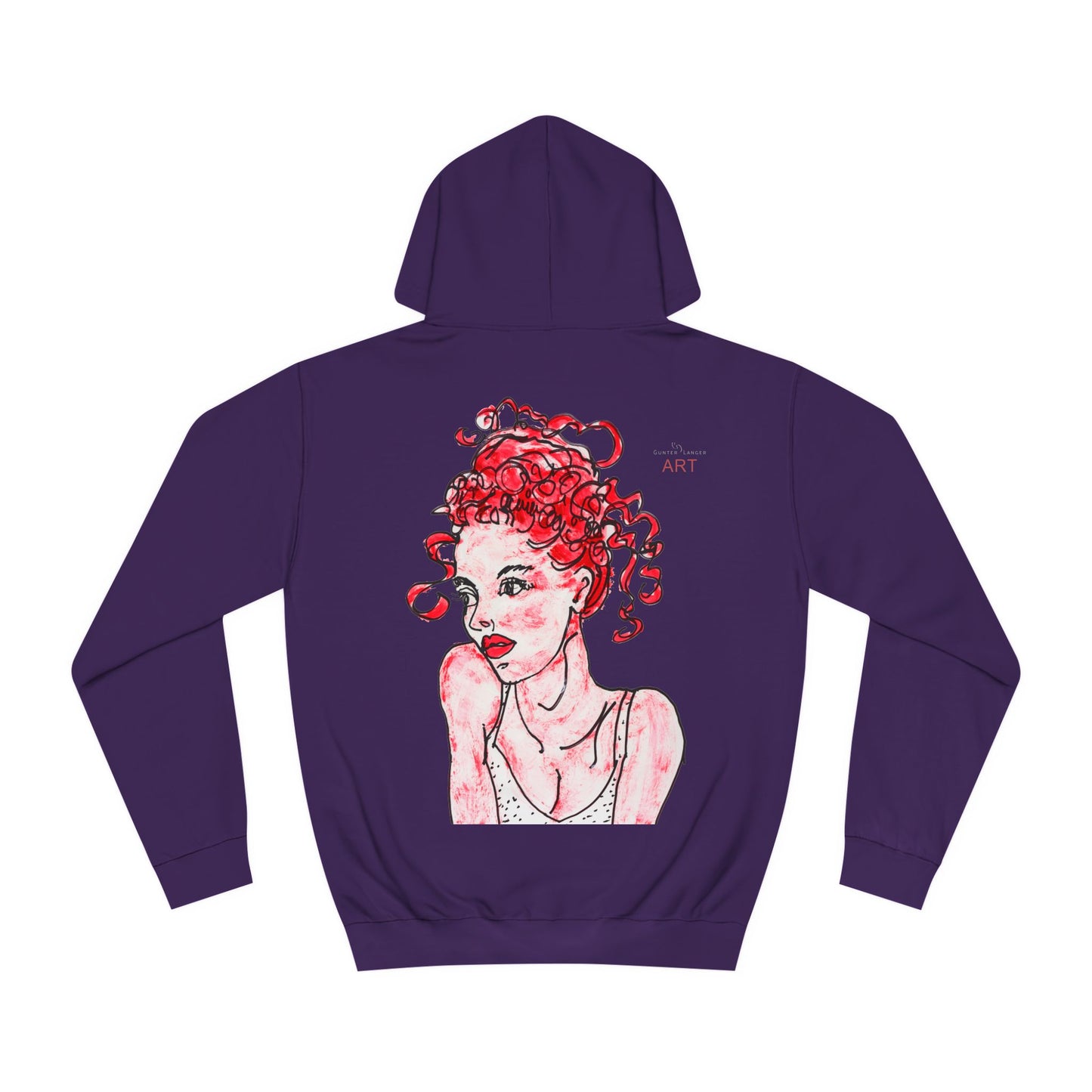 Unisex College Hoodie - Motiv:  Rückseite Mila