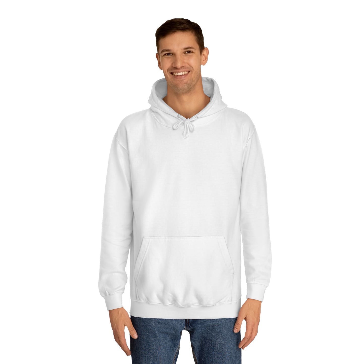 Unisex College Hoodie -  Mutter und Tochter - Motiv: Rückseite Geborgenheit