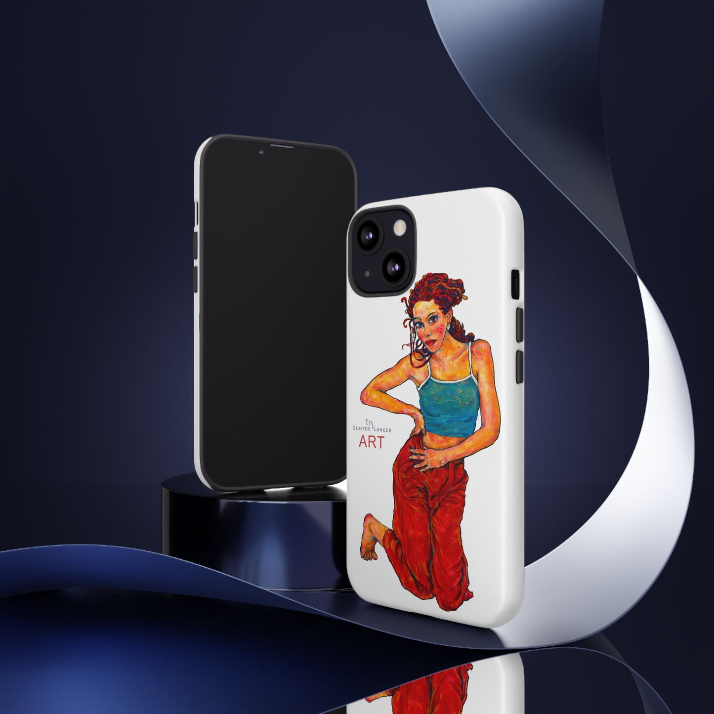 Tough Cases - iPhone - Motiv: Lea, Weiß