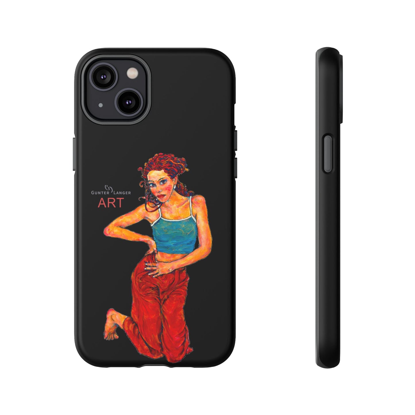 Tough Cases - iPhone - Motiv: Lea, Schwarz