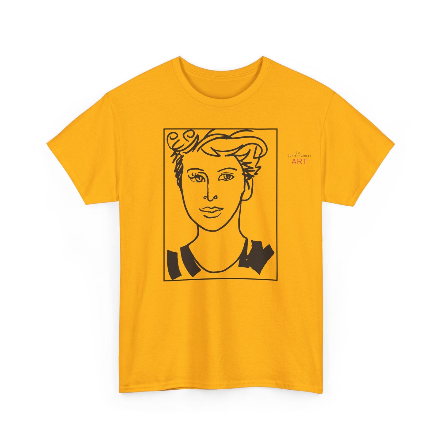 Unisex Heavy Cotton Tee  - Motiv: Front Lars, Kasten, H 33 cm