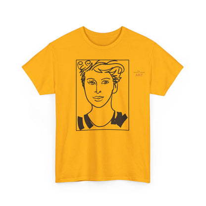 Unisex Heavy Cotton Tee  - Motiv: Front Lars, Kasten, H 33 cm