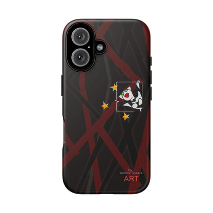 Tough Cases - iPhone - Motiv:  "Miau" klein H 8 cm, Sternenhimmel, Mikado3