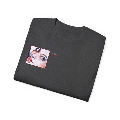 Unisex Ultra Cotton Tee - Motiv: Front Annette (Ausschnitt) & Rückseite Annette