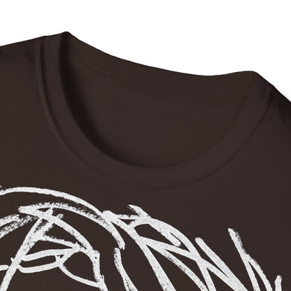 Unisex Softstyle T-Shirt - Motiv: Front Raja, H 49cm sw