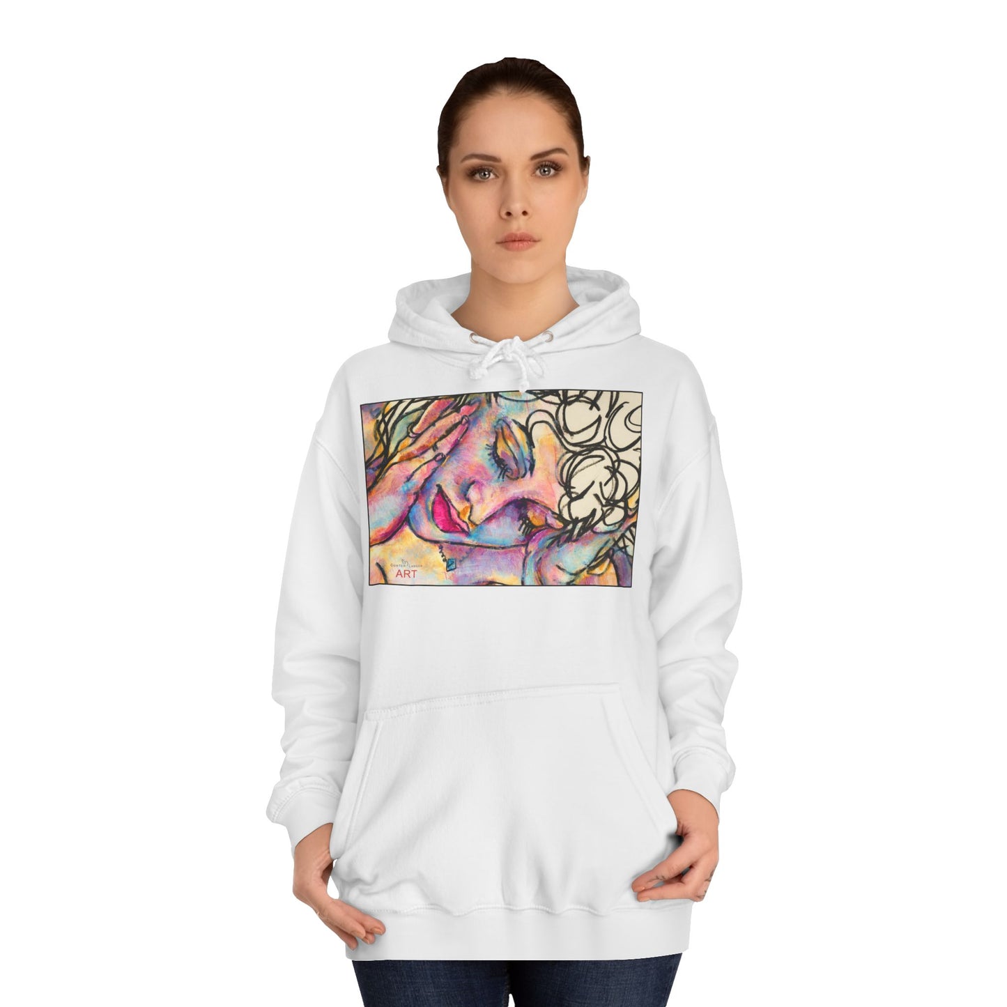 Unisex College Hoodie - Motiv: Front Mara, H 23,5 cm