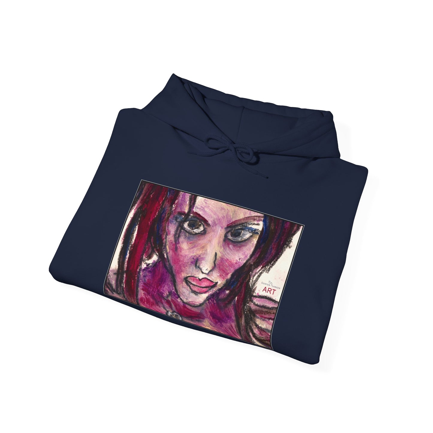Unisex Heavy Blend™ Hooded Sweatshirt - Motiv Frontseite "Lola", H 19 cm