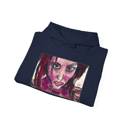 Unisex Heavy Blend™ Hooded Sweatshirt - Motiv Frontseite "Lola", H 19 cm