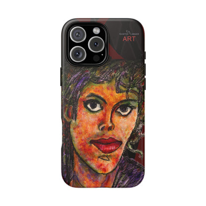 Tough Cases - iPhone - Motiv: MJ, Schwarz