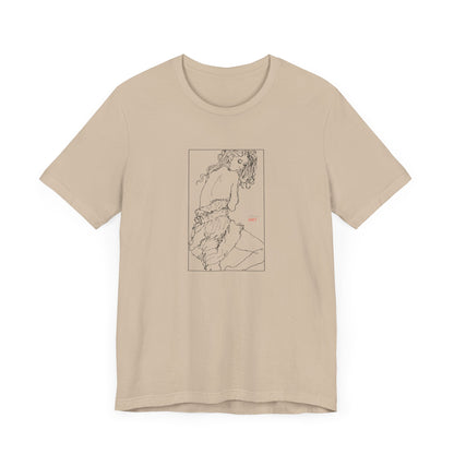 Unisex Jersey Short Sleeve Tee - Motiv: Front Giselle, im Kasten H 25 cm