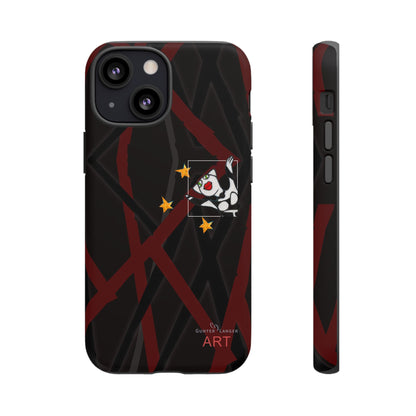 Tough Cases - iPhone - Motiv:  "Miau" klein H 8 cm, Sternenhimmel, Mikado3