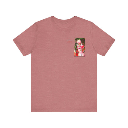 Unisex Jersey Short Sleeve Tee - Motiv: Front Alea (Ausschnitt) & Rückseite  Alea