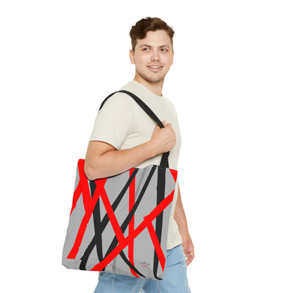 Tote Bag (AOP) - Motiv: Mikado, Grau