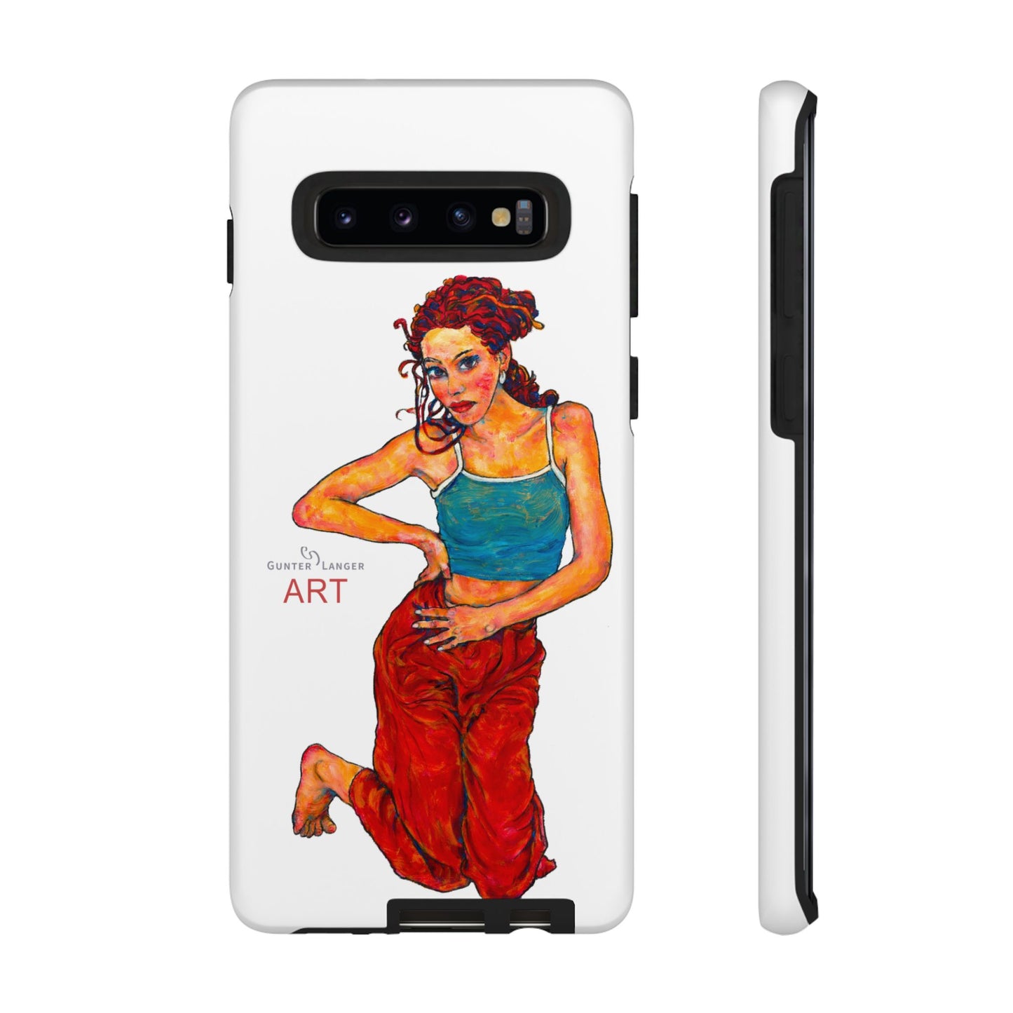 Tough Cases - Google Pixel - Samsung Galaxy - Motiv: Lea, Weiß