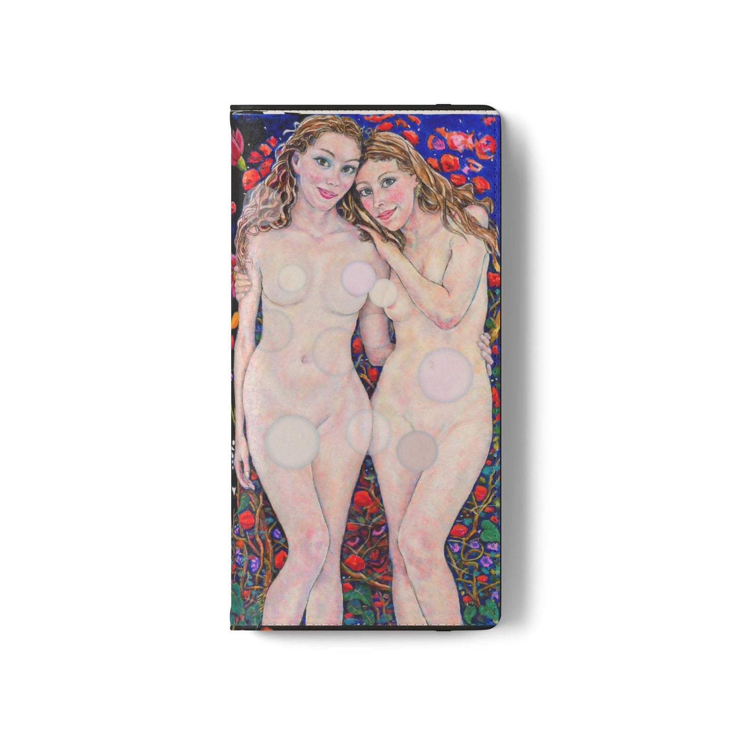 Flip Cases - Motiv: Waldnymphen, Schwarz, Seifenblasen