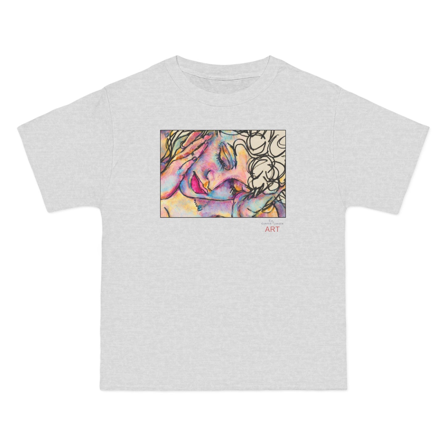 Beefy-T®  Short-Sleeve T-Shirt - Motiv: Front Mara, H 20 cm & Rückseite Mara, H 26 cm
