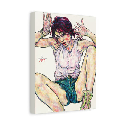 Matte Canvas, Stretched, 1.25" - Motiv: Sehnsucht stillen,  H 30,5; 35,5 cm