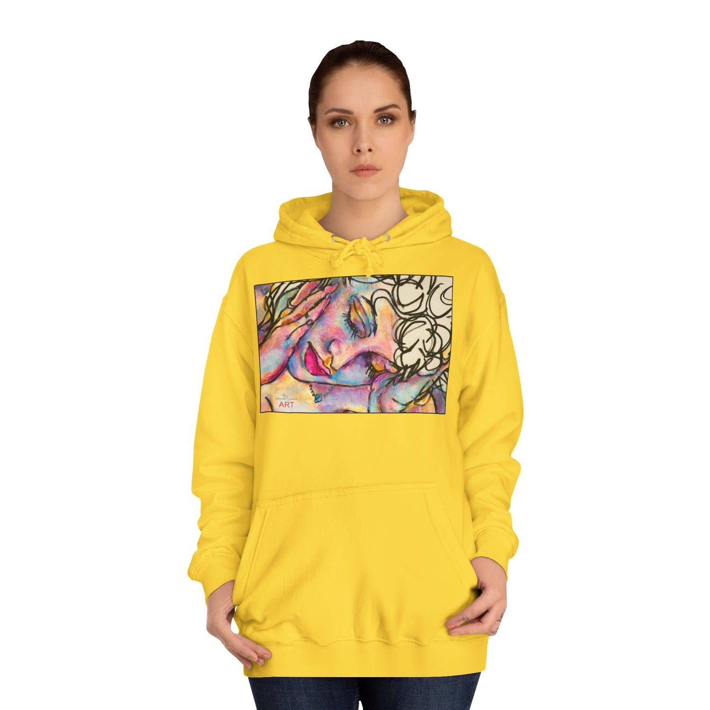 Unisex College Hoodie - Motiv: Front Mara, H 23,5 cm