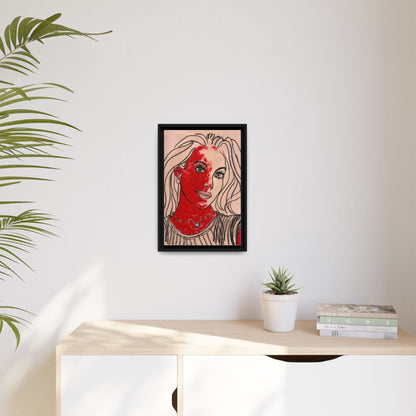 Matte Canvas, Framed (Multi-color) - Motiv: Christina, H 45,72 bis 76,20 cm