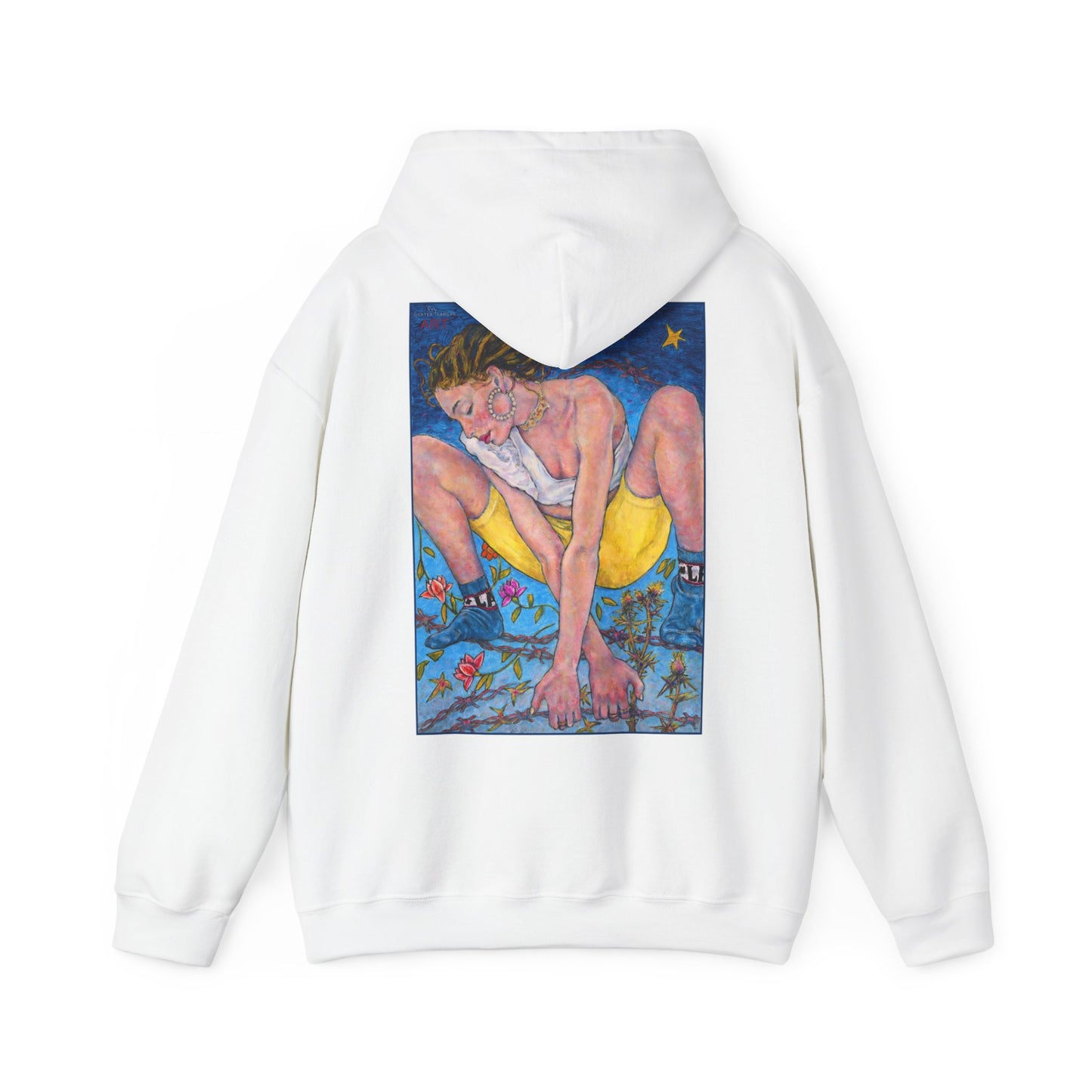 Unisex Heavy Blend™ Hooded Sweatshirt - Motiv: Rückseite "Alva", H43 cm