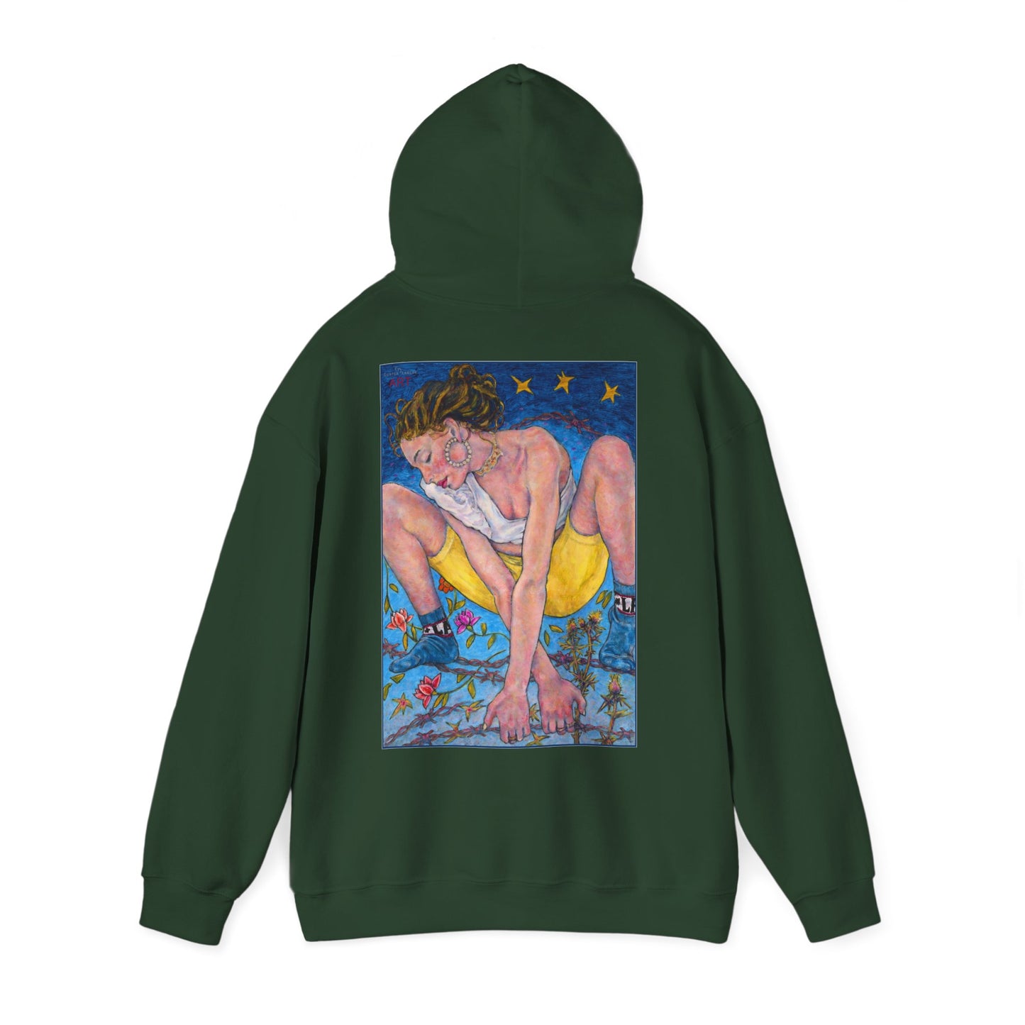 Unisex Heavy Blend™ Hooded Sweatshirt - Motiv: Rückseite "Alva", H43 cm