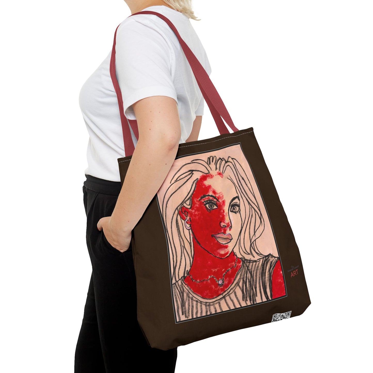 Tote Bag (AOP) - Motiv: Christina 37,5cm