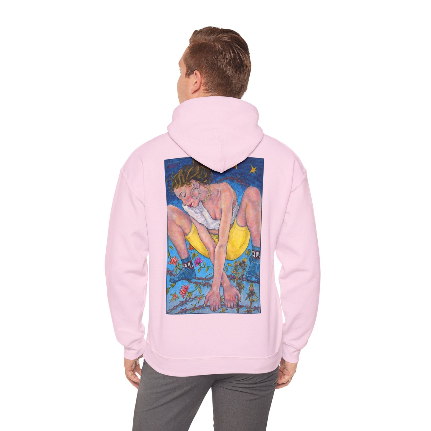 Unisex Heavy Blend™ Hooded Sweatshirt - Motiv: Rückseite "Alva", H43 cm
