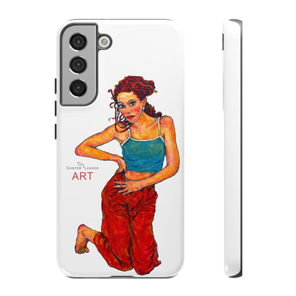 Tough Cases - Google Pixel - Samsung Galaxy - Motiv: Lea, Weiß