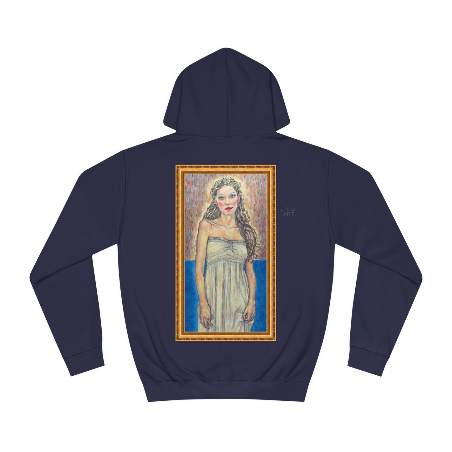 Unisex College Hoodie - Motiv: Front Marie (Ikone) & Rückseite Marie (Rahmen)