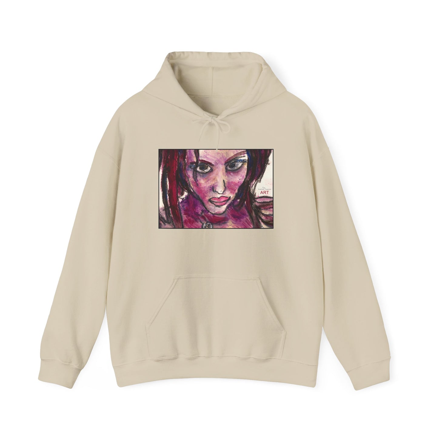 Unisex Heavy Blend™ Hooded Sweatshirt - Motiv Frontseite "Lola", H 19 cm