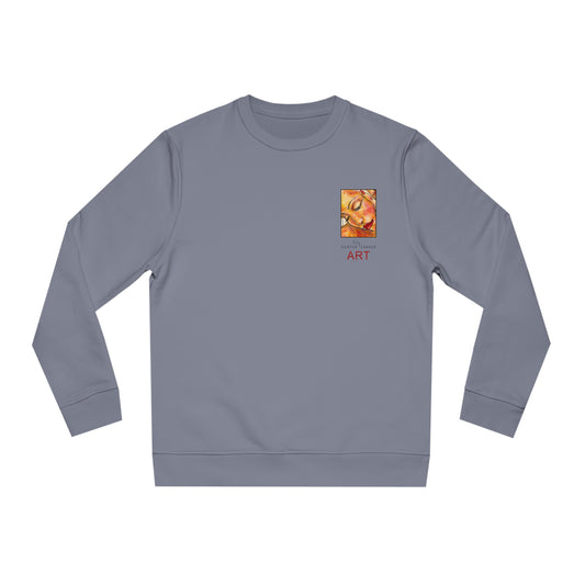 Unisex Changer Sweatshirt - Motiv Front Eleni, H9 cm & Rückseite Eleni, H 43 cm