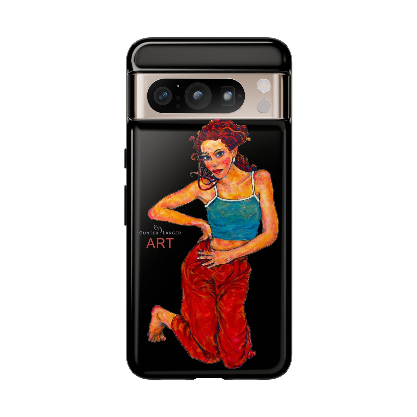 Tough Cases - Google Pixel - Samsung Galaxy - Motiv: Lea, Schwarz