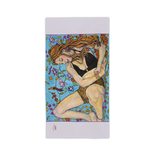 Beach Towels - Motiv Ida, bündig, 61 x 112 cm, Flieder