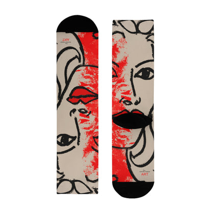 Sublimation Crew Socks (EU) - Motiv: Louisa M