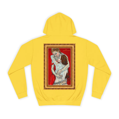 Unisex College Hoodie - Motiv: Front Nähe & Rückseite Nähe (gerahmt)