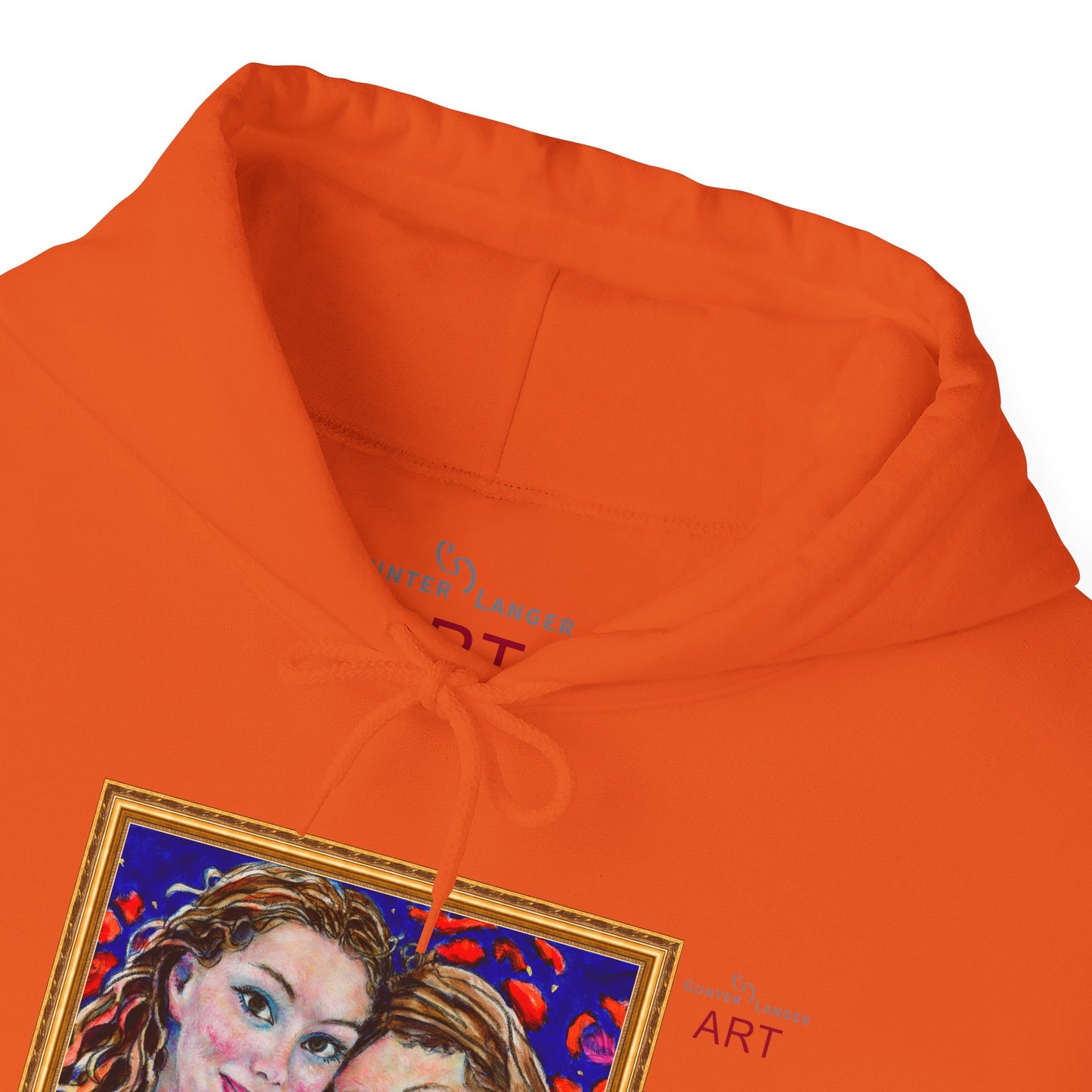 Unisex Heavy Blend™ Hooded Sweatshirt - Motiv: Front "Freundinnen" H 17,5 cm