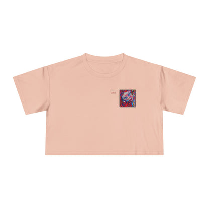 Women's Crop Tee  - Motiv: Valea, H 8 cm