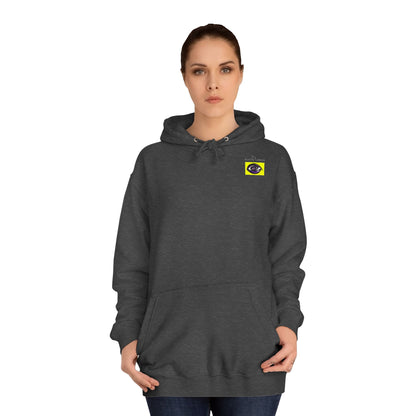 Unisex College Hoodie - Motiv: Front Auge & Rückseite Robert