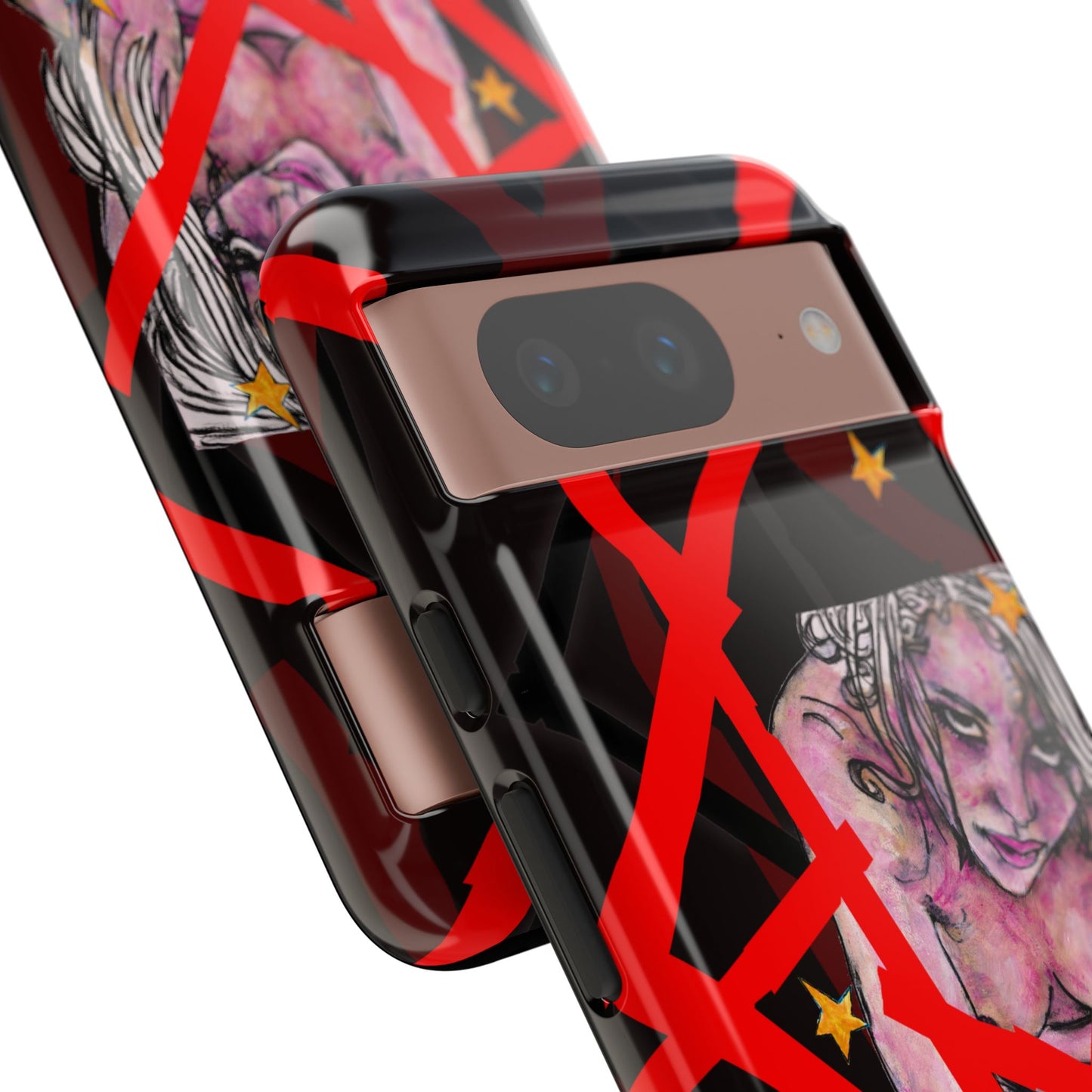 Tough Cases - Google Pixel - Samsung Galaxy - Motiv: Stella, Mikado