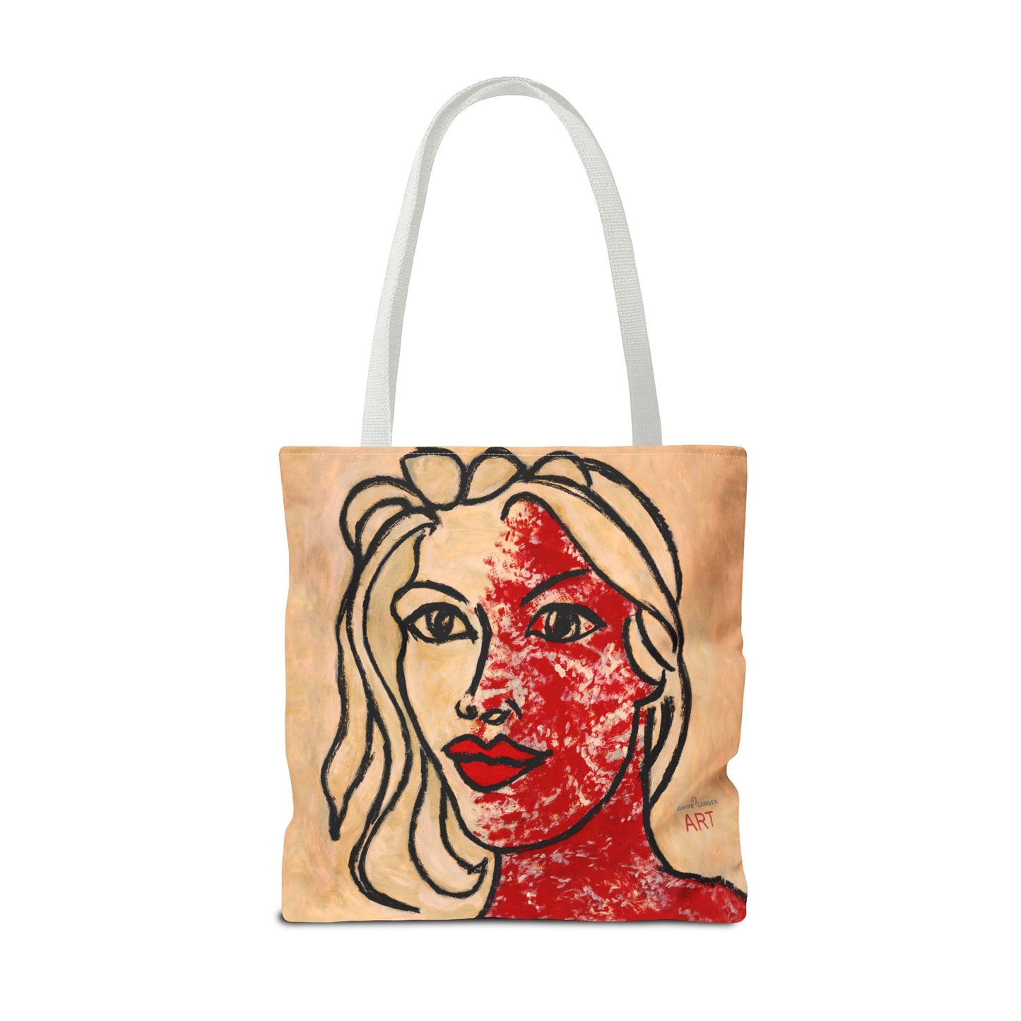 Tote Bag (AOP) - Motiv: Front Louisa ll & Rückseite Louisa ll