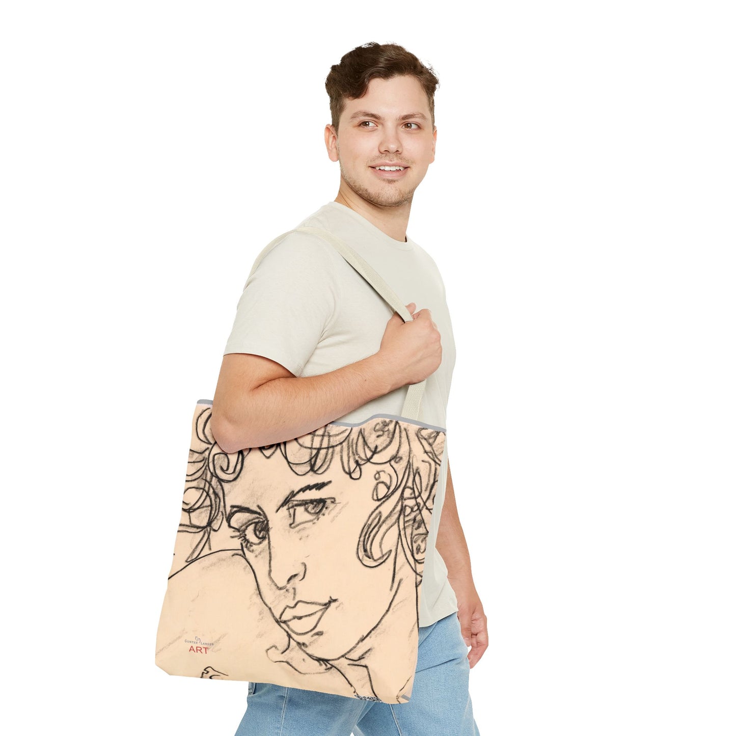 Tote Bag (AOP) - Motiv: Front Karla & Rückseite Lisa