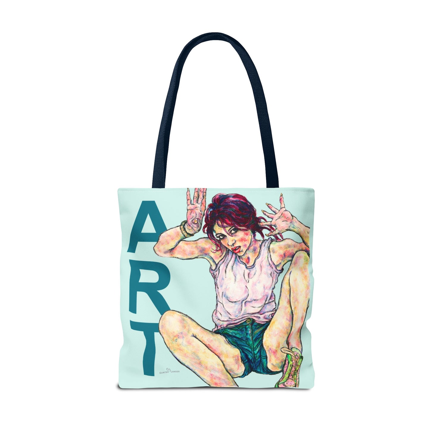 Tote Bag (AOP) - Motiv: Siegesgöttin, Flieder