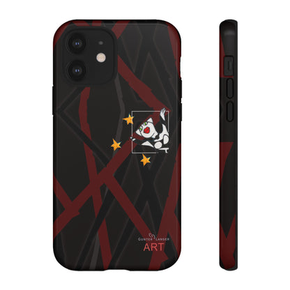 Tough Cases - iPhone - Motiv:  "Miau" klein H 8 cm, Sternenhimmel, Mikado3