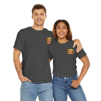 Unisex Heavy Cotton Tee - Motiv: Romina, H 7 cm