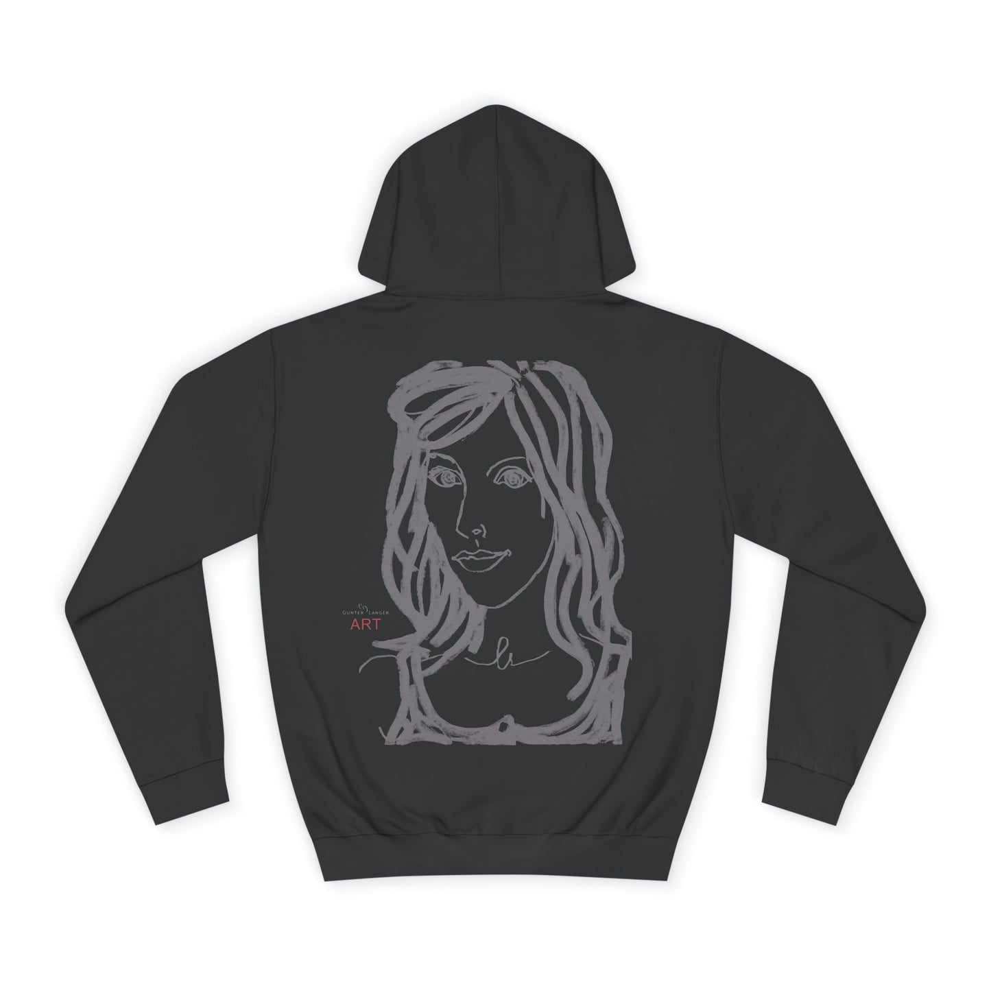 Unisex College Hoodie - Motiv: Esther grau klein & Esthe grau 2.2