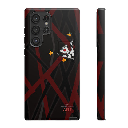 Tough Cases - Google Pixel - Samsung Galaxy - Motiv:  "Miau" klein H 8 cm, Sternenhimmel, Mikado3