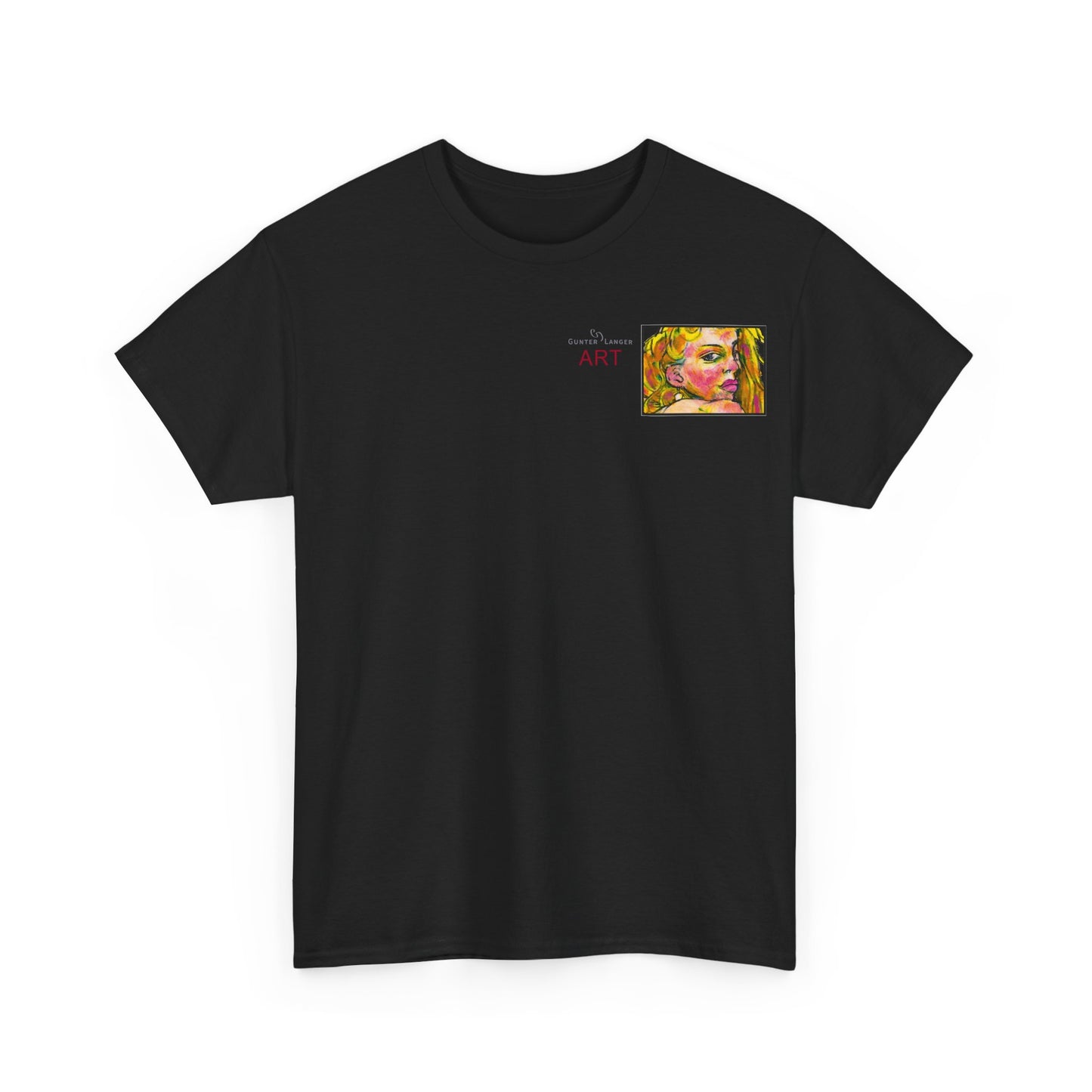 Unisex Heavy Cotton Tee - Motiv: Romina, H 7 cm
