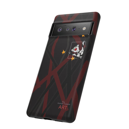Tough Cases - Google Pixel - Samsung Galaxy - Motiv:  "Miau" klein H 8 cm, Sternenhimmel, Mikado3