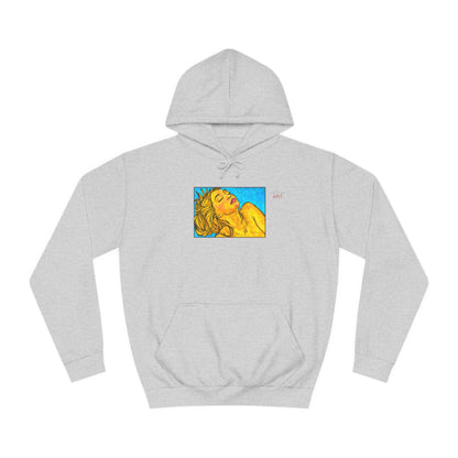 Unisex College Hoodie - Motiv: Frontseite Fine, klein, H14 cm