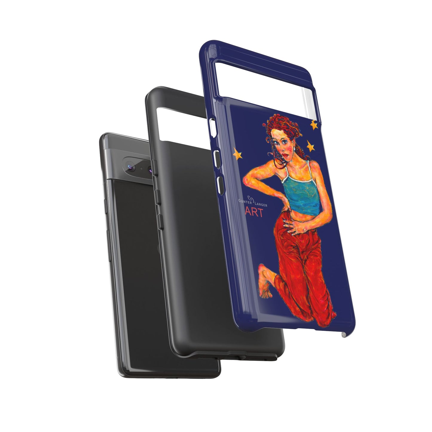 Tough Cases - Google Pixel - Samsung Galaxy - Motiv: Lea, Sternenhimmel